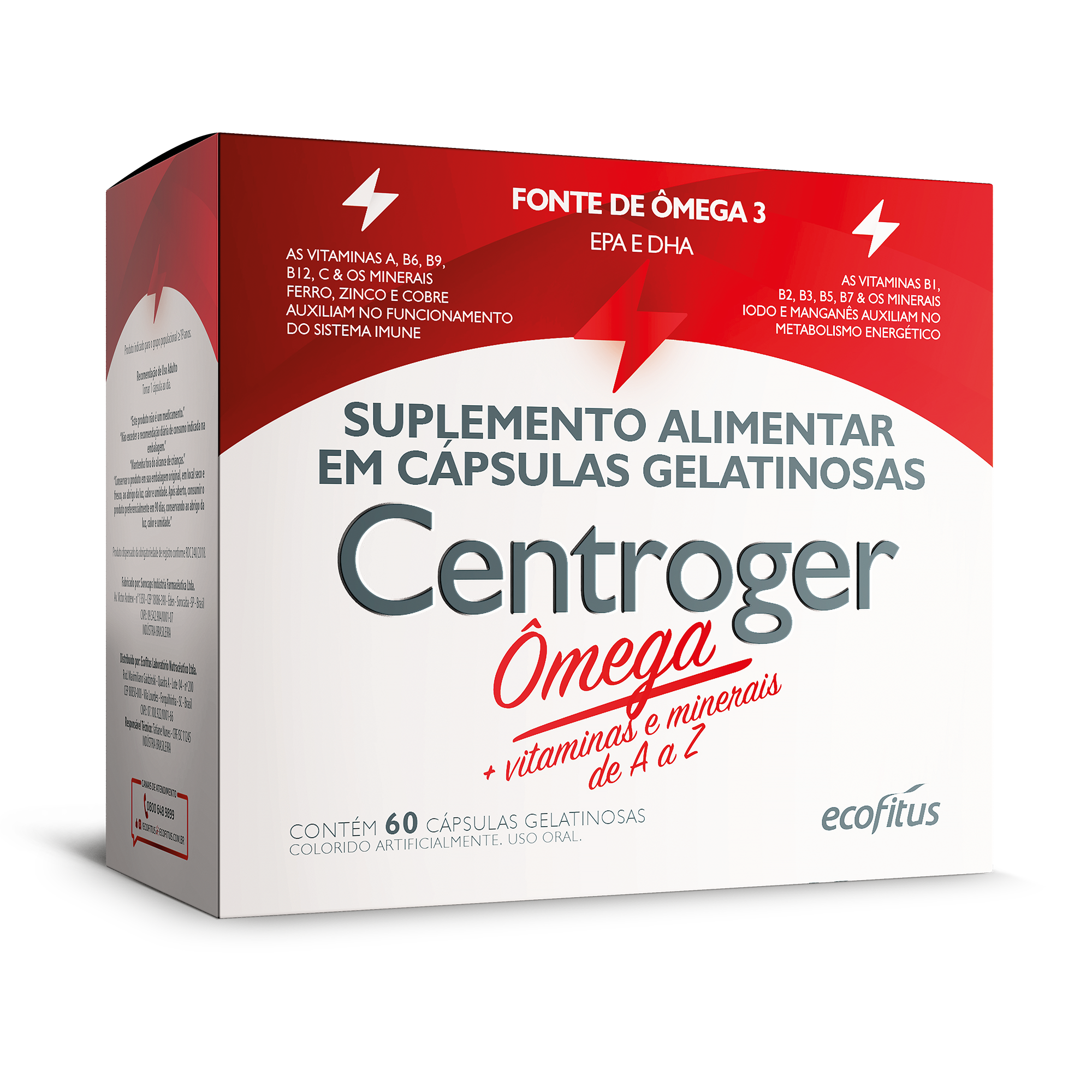 Centroger Ômega Vitaminas e Minerais de A a Z