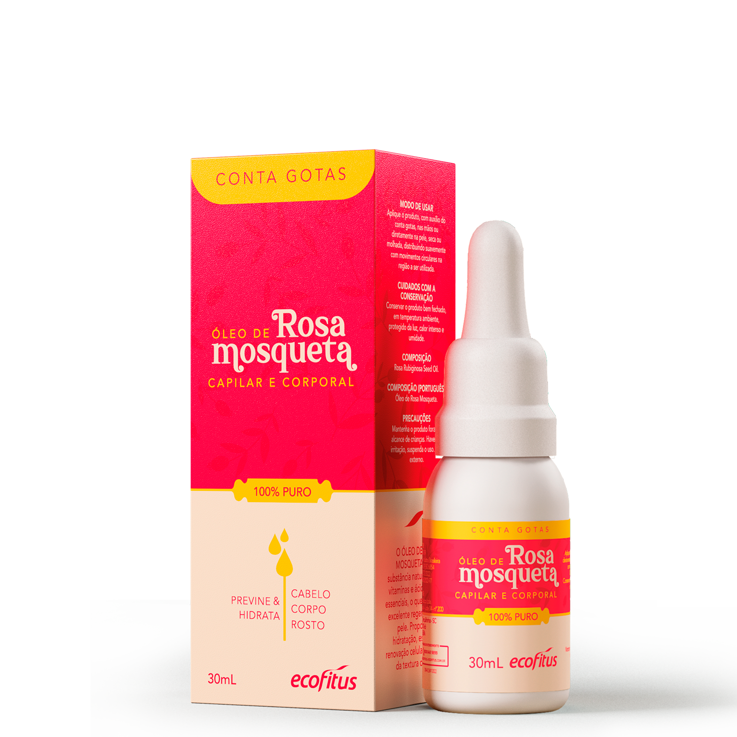 Óleo de Rosa Mosqueta 30 mL